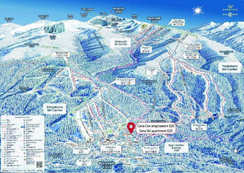 Sana Ski Apartment 620 In Flora, Borovets Exterior foto